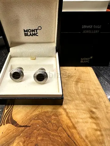 Montblanc Round Cufflinks in Original Box (New)