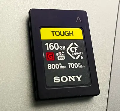 Sony 160GB TOUGH CFexpress Type A Flash Memory Card