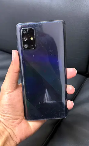 Galaxy A71 - Storage 128GB,Ram 6GB,display crack,camera glass crack,otherwise no any issue.