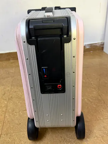 Smart Electric Ride-on Suitcase in Pink