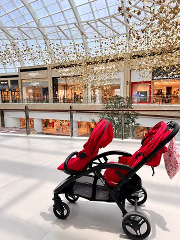Double stroller for twins