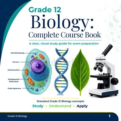 Grade 12 Biology: Complete Course E-Book - Visual Study Guide