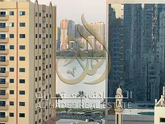 The most beautiful and best-priced one-Bhk in Al Majaz 3, featuring a balcony with an open view, cen