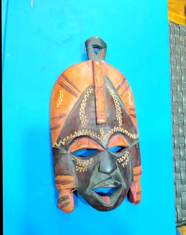 Wooden Mask - 19cm height