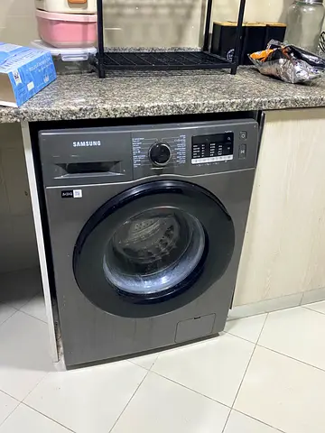 Samsung Front Load Washing Machine - 7kg, Grey, Good Working Condition