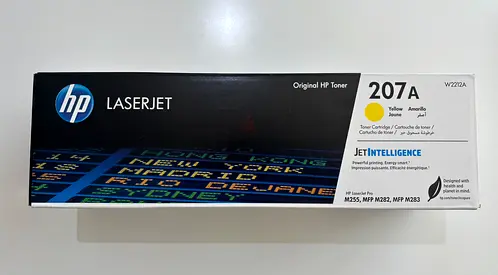 HP 207A W2212A Original LaserJet Toner Cartridge Yellow