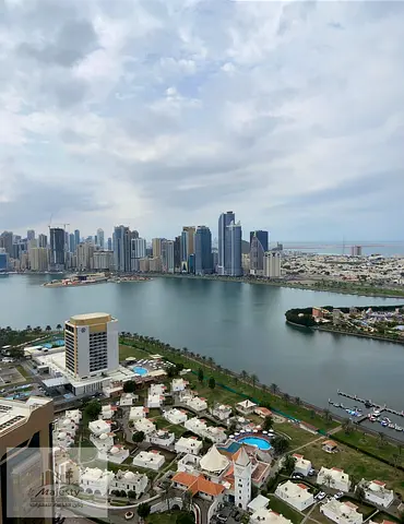 🏙️ Luxury 5BR Penthouse for Sale in Al Khan | 4,700 Sq. Ft. | Full Khalid Lagoon View | 2 Parking Spaces
