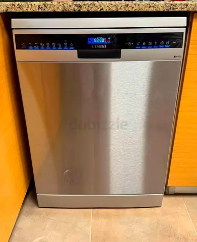 Free Delivery- SIEMENS iQ500 Dishwasher With Wi-Fi Full Touch Penal Control Digital Clock 60x60 cm