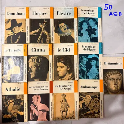 Lot of Classic French Plays (Vintage paperback collection) - 13 books