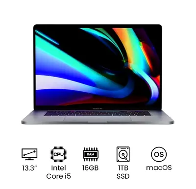 Apple MacBook Pro 13" (Intel Core i5, 16GB RAM, 1TB SSD) - Space Gray