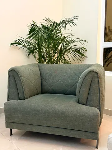 Green comfy sofa chair for sale