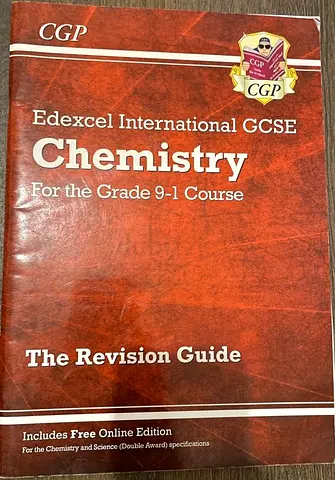 CGP – EDEXCEL INTERNATIONAL GCSE – CHEMISTRY – FOR THE GRADE 9-1 COURSE – THER REVISION GUIDE