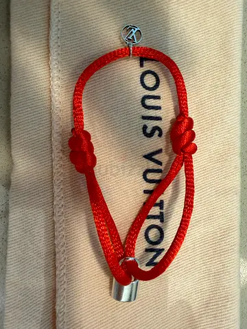 Authentic Louis Vuitton silver lockit bracelet