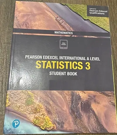 Pearson Edexcel International A Level Statistics 3 Student Book