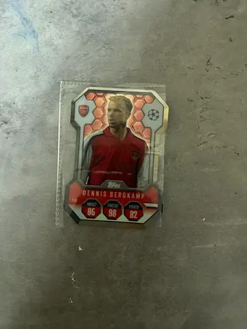 Dennis Bergkamp Football Trading Card (UEFA Champions League)