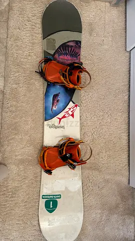 burton snowboard 155cm