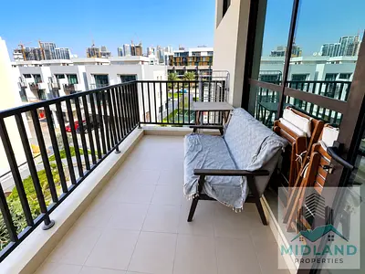 Furnished 1BR | La Riviera Estate A | Balcony & Community View
