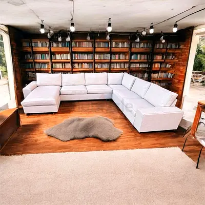 Looking Great Condition Ikea Kivik Corner U Shape Sofa Beige