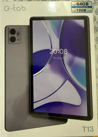 G-tab T13 Android Tablet 64GB ROM 12GB RAM - Unused in Box