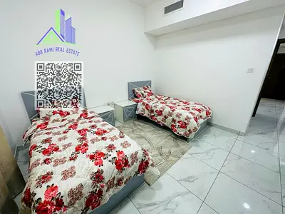 First occupancy, luxurious and elegant two-bedroom apartment with a living room, fully furnished with brand new, high-end furniture in a very prime lo