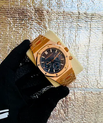 Piguet Royal Oak Selfwinding Chronograph in Super master quality Swiss machine 🇨🇭18k rose gold wit