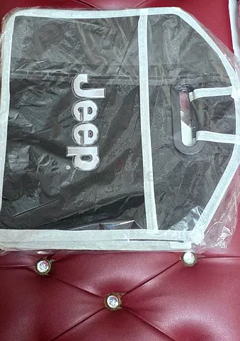 Brand new Jeep wrangler branded half top cover, strips, Sunshade organizer / cover - free