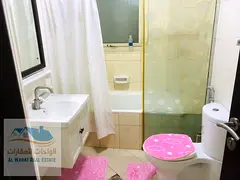 Now available for monthly rent: a 3-bedroom apartment with a living room in the Al Khan area of 