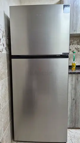 Hisense Top Freezer Refrigerator - Stainless Steel, 2-Door