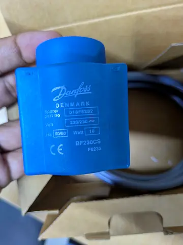 Danfoss BF230CS 220/230V 10W Solenoid Valve Coil (New in Box)