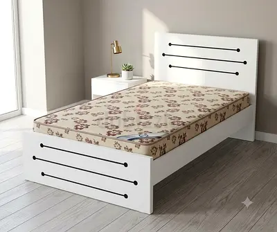 Double Bed With Mattress New For Sale