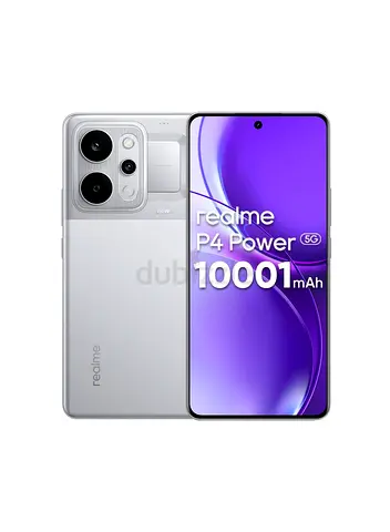 Realme P4 Power 5G - 10001mAh Battery (Silver) - Brand New