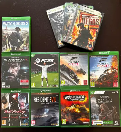 Lot of Xbox One & 360 games bundle — Forza, Resident Evil, Watch Dogs 2, more