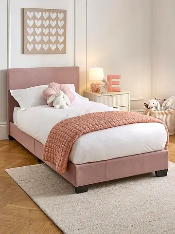 Elegant luxury Pink 90*200 single size bed