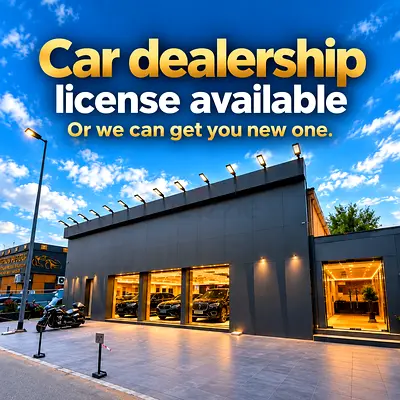 Car Dealership License available