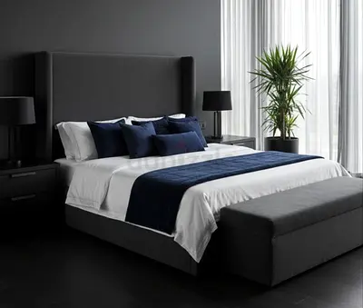 Dark gray colour 180*200 king size Bed
