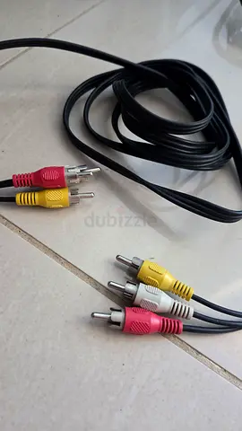 3RCA to 3 RCA cable 2 mtrs for sale