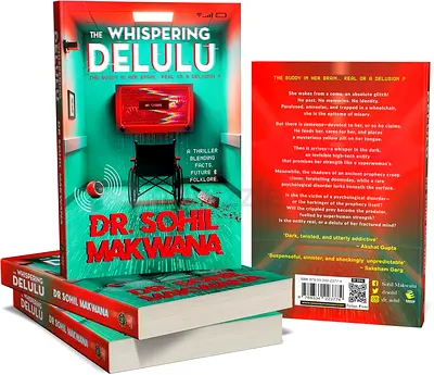 The Whispering Delulu by Dr. Sohil Makwana - Paperback Thriller
