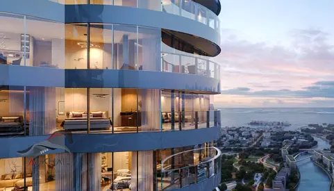 1BR Apartment | High Floor | Canal & Skyline Views