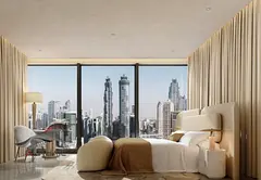 1BR Apartment | High Floor | Canal & Skyline Views