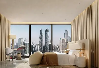 1BR Apartment | High Floor | Canal & Skyline Views