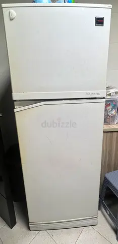 Used White Double-Door Refrigerator - Good Working Condition
