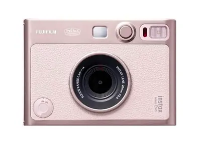 Instax Mini EVO Hybrid Instant Camera – Gentle Rose Colour - (USB-C) Instant Print with Digital Prev