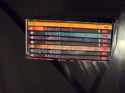 Amulet graphic novel box set (Volumes 1-7) by Kazu Kibuishi