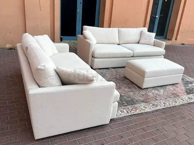 Premium Quality Crate&Barrel Lounge 3 plus two Without footstool