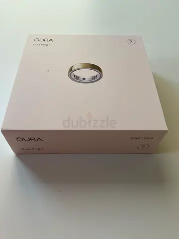 Oura Ring 4 (Size 7) - Gold finish, new Unused in Box
