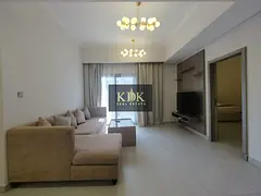 Furnished 1BR Apartment | BAB Tower JVC | Balcony & Pool View