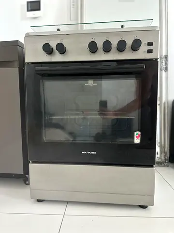 Wolf Power stainless steel freestanding gas oven and hob - good condition
