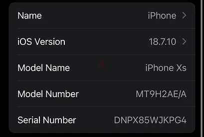 iPhone 10 xs back glass break