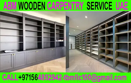 Wooden Racking Shop Office Decoration Work Dubai in Ajman Sharjah UAE