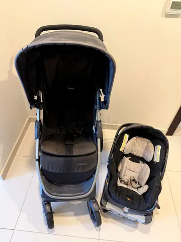 Chicco Baby Stroller + Car Seat – Complete Set – Robust & Comfortable